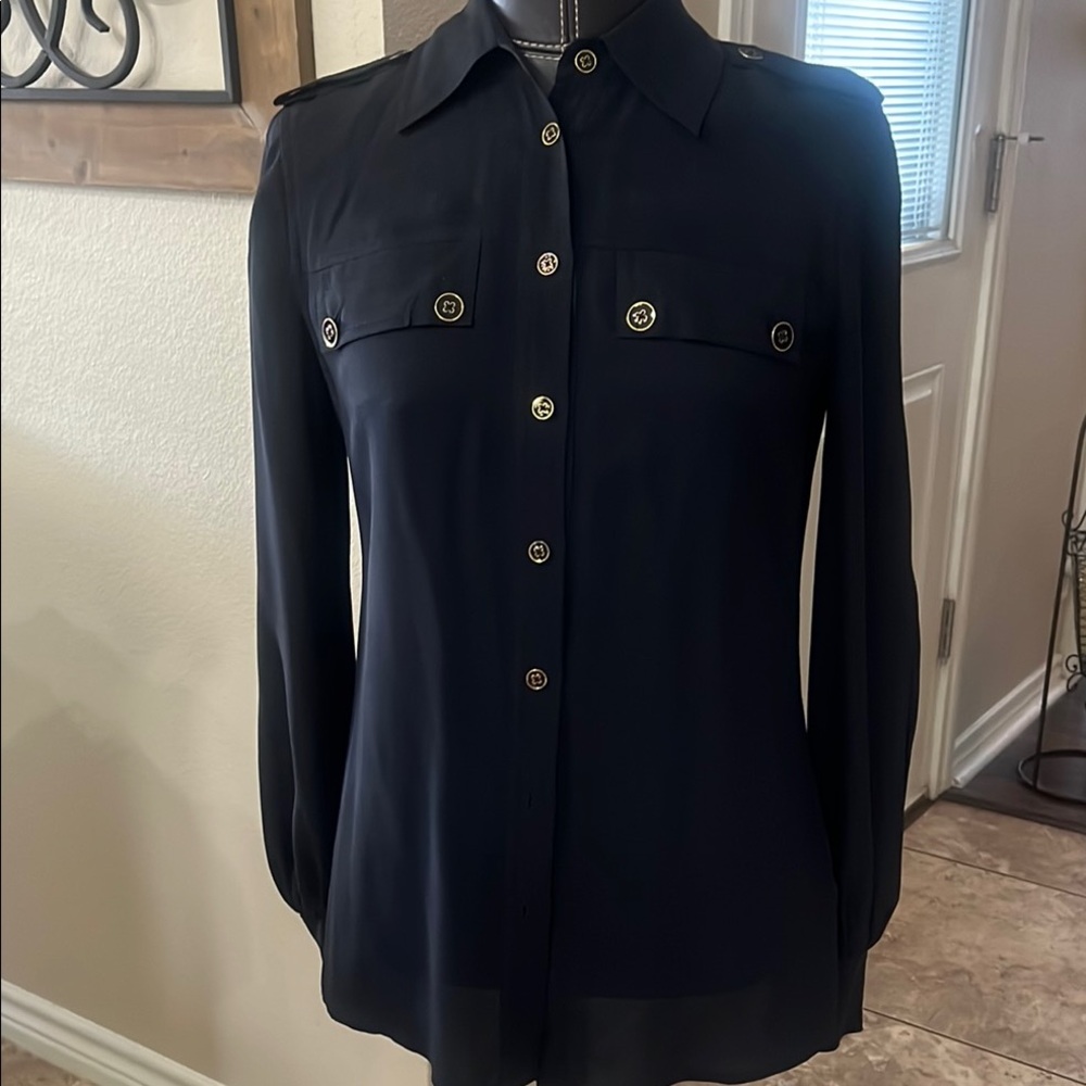 Tory Burch Black Button-Down Blazer - image 2